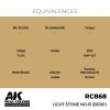 AK Interactive RC868 Light Stone No.61 (BS381) 17 ml